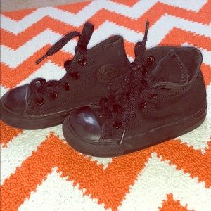 Black All Star Converse Toddler